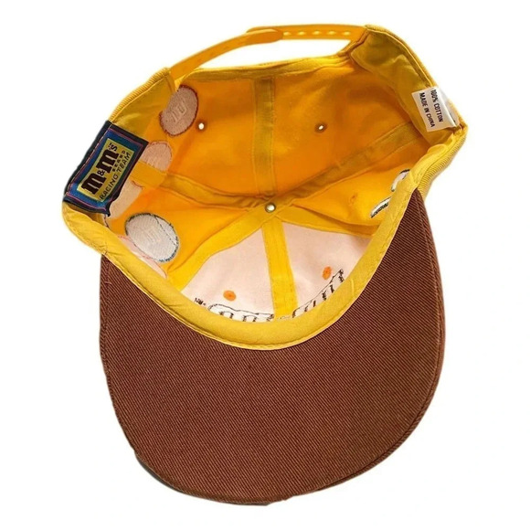 NASCAR M&Ms Baseball Cap Racing  Ernie Irvan 36 Yellow 1999 Vintage - Picture 5 of 8